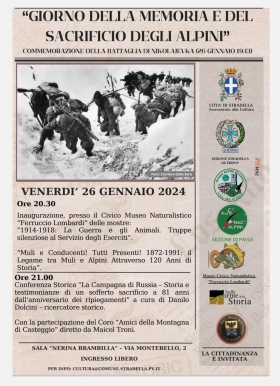 26 gennaio - Associazione Nazionale Alpini 