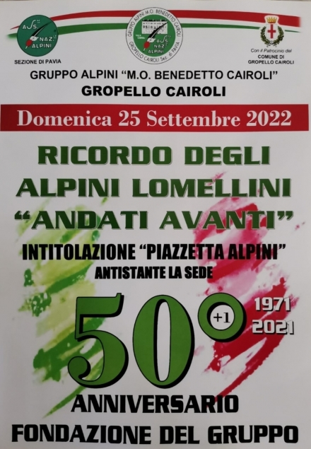 25 settembre 2022 - Associazione Nazionale Alpini 