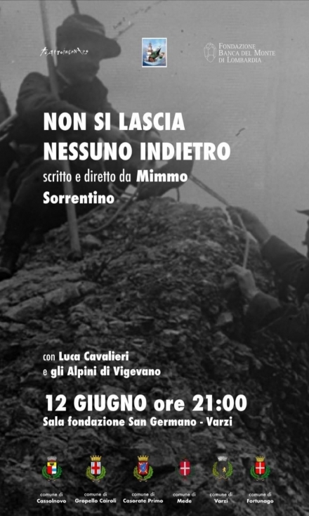 12 GIUGNO  VARZI  - SPETTACOLO TEATRALE E CORO - Associazione Nazionale Alpini 