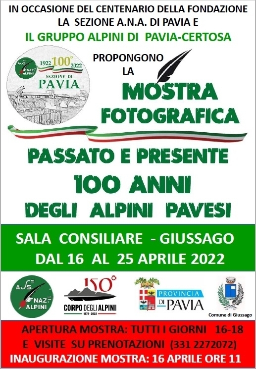 CONTINUA LA MOSTRA FOTOGRAFICA - Associazione Nazionale Alpini 