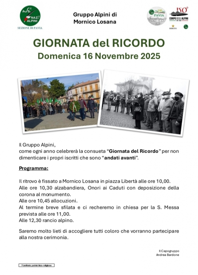  - Associazione Nazionale Alpini 